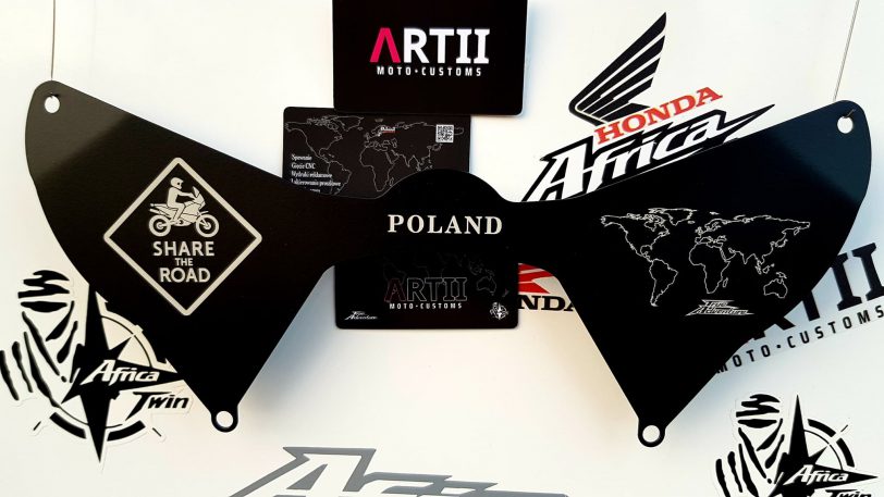 Individual Forkshield for Africa Twin CRF 1000 & Adventure Sport