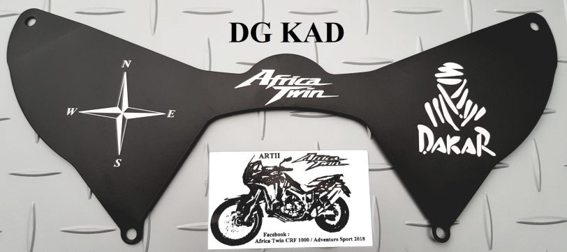 Forkshield Metal for Honda Africa Twin CRF 1000 2015 – 2019 DG KAD BLACK