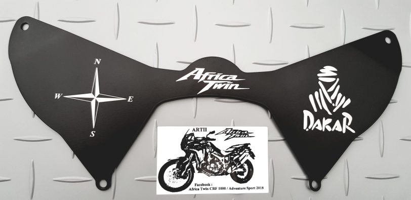 Forkshield Metal for Honda Africa Twin CRF 1000 2015 - 2019 DG KAD BLACK