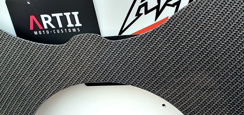 Forkshield with hydrographic - Africa Twin Adventure Sport 2018 -2019 DGS KD Metal