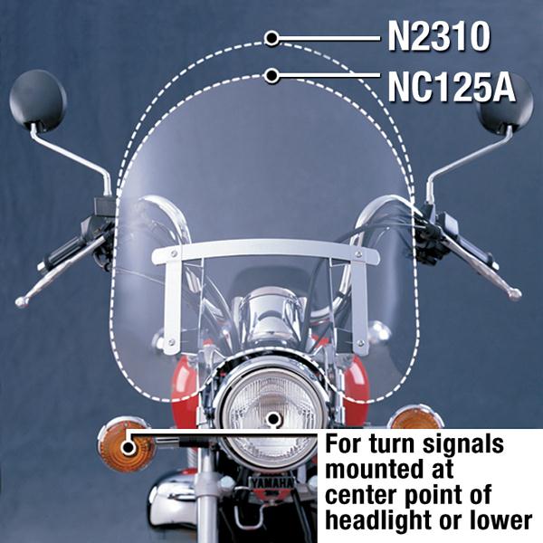 Szyba Dakota 3mm. N2310 - National Cycle Harley-Davidson XL883C Sportster Custom 96-03