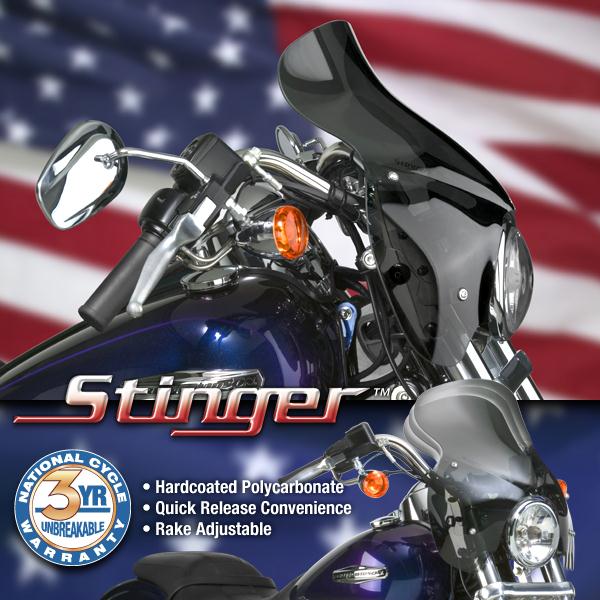 Szyba Stinger do modeli FX (dymiona) Harley-Davidson XL883C Sportster Custom 96-03