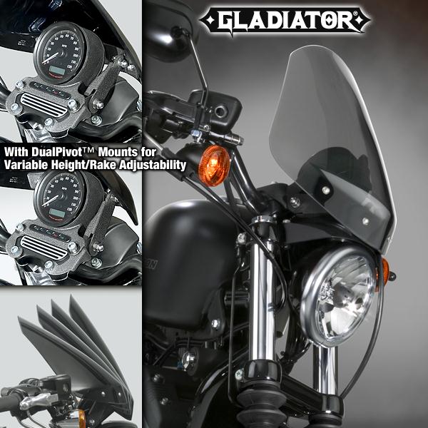 Szyba Gladiator® N2714 - National Cycle Harley-Davidson XL1200L Sportster Low 06-11